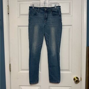 American Eagle Outfitters Blue High Rise Skinny Jeans